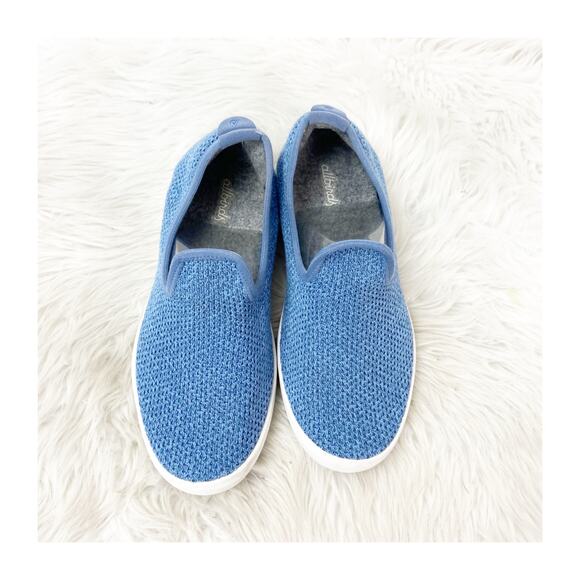 Allbirds Tree Loungers Blue Slip-On W7 Women’s Comfort Lightweight Knit - Picture 8 of 12